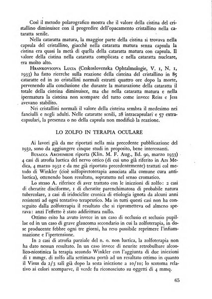 Lettura oftalmologica rivista mensile di oculistica pratica