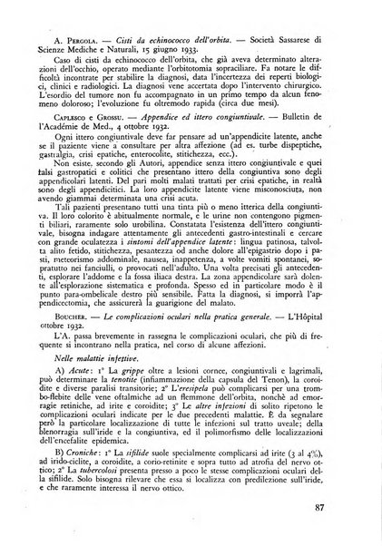 Lettura oftalmologica rivista mensile di oculistica pratica