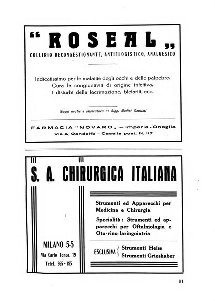 Lettura oftalmologica rivista mensile di oculistica pratica