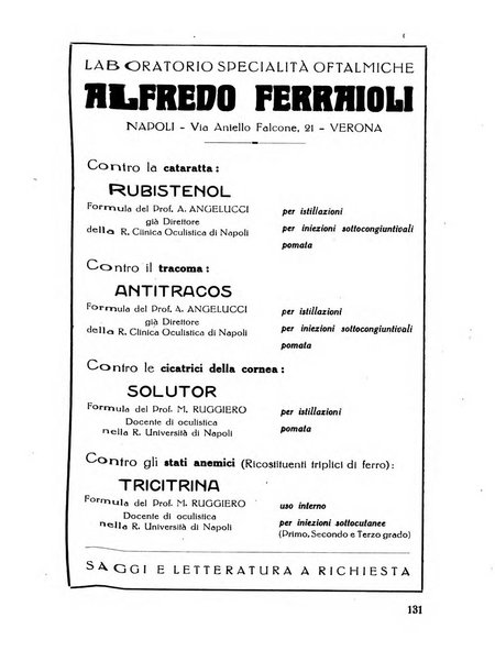 Lettura oftalmologica rivista mensile di oculistica pratica