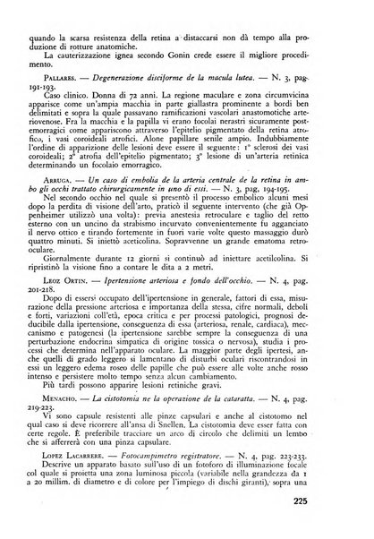 Lettura oftalmologica rivista mensile di oculistica pratica