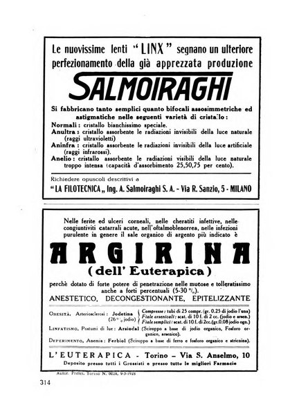 Lettura oftalmologica rivista mensile di oculistica pratica