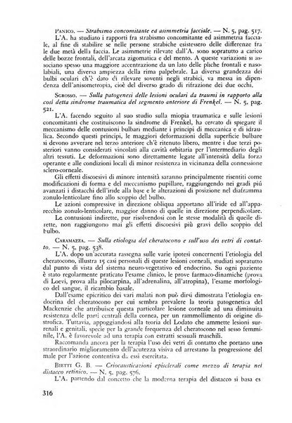 Lettura oftalmologica rivista mensile di oculistica pratica