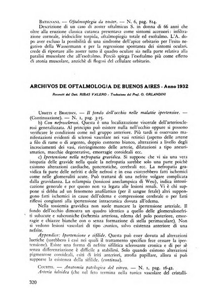 Lettura oftalmologica rivista mensile di oculistica pratica