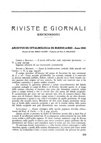 Lettura oftalmologica rivista mensile di oculistica pratica