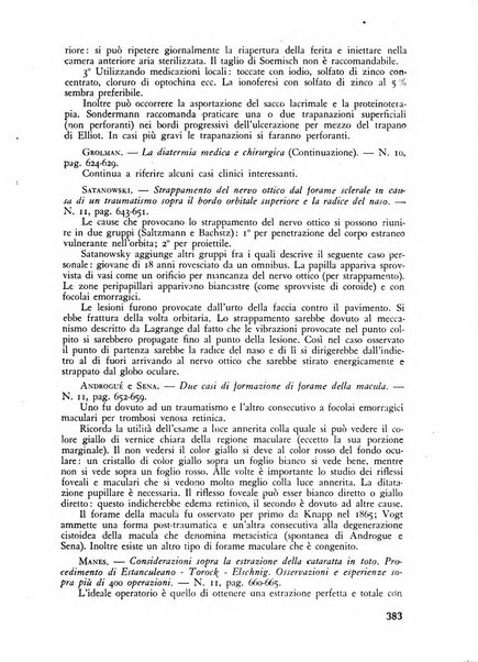 Lettura oftalmologica rivista mensile di oculistica pratica