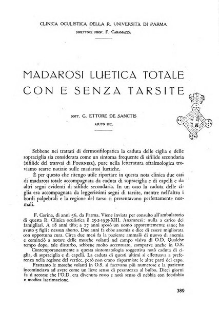 Lettura oftalmologica rivista mensile di oculistica pratica