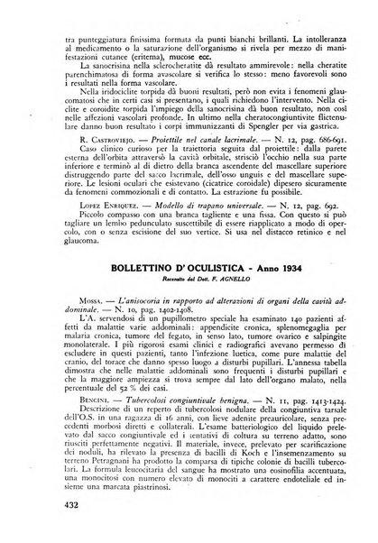 Lettura oftalmologica rivista mensile di oculistica pratica