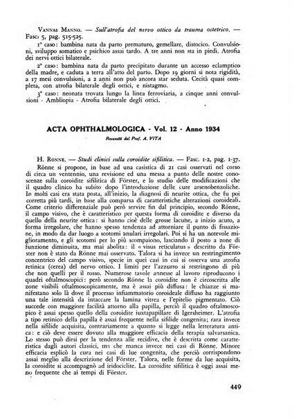 Lettura oftalmologica rivista mensile di oculistica pratica