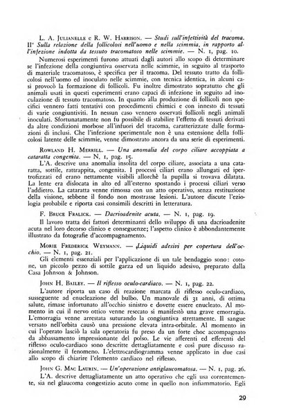 Lettura oftalmologica rivista mensile di oculistica pratica