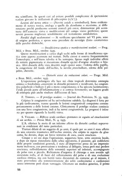 Lettura oftalmologica rivista mensile di oculistica pratica