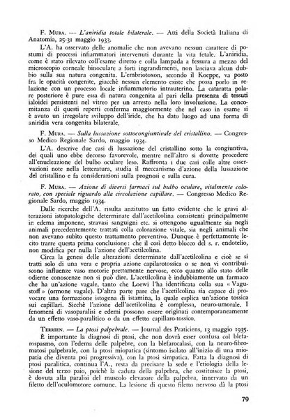 Lettura oftalmologica rivista mensile di oculistica pratica