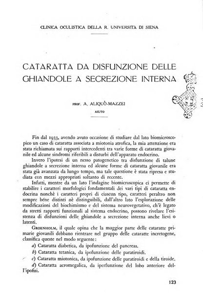 Lettura oftalmologica rivista mensile di oculistica pratica