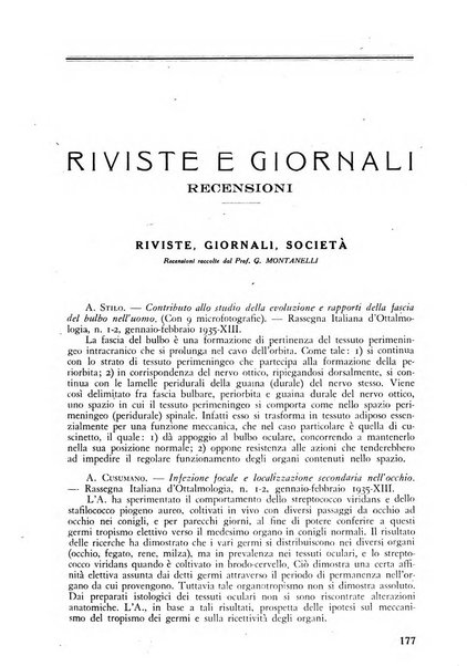 Lettura oftalmologica rivista mensile di oculistica pratica