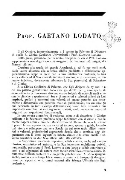 Lettura oftalmologica rivista mensile di oculistica pratica