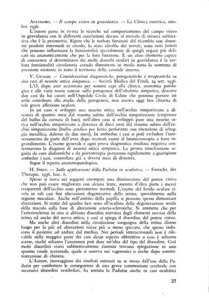 Lettura oftalmologica rivista mensile di oculistica pratica