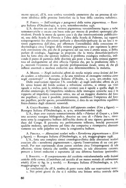 Lettura oftalmologica rivista mensile di oculistica pratica