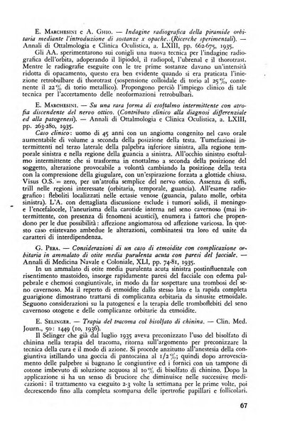 Lettura oftalmologica rivista mensile di oculistica pratica