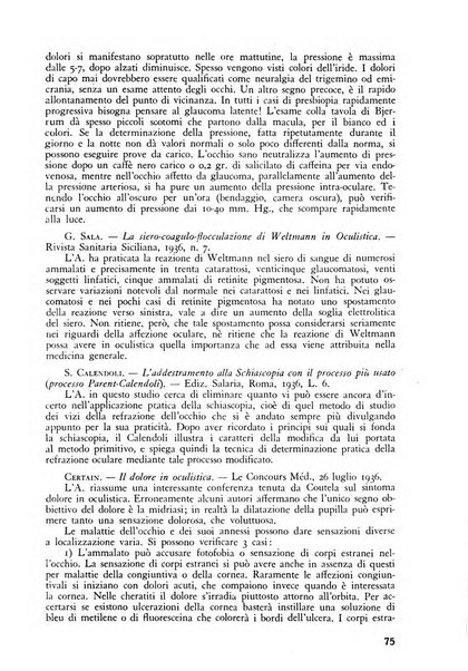 Lettura oftalmologica rivista mensile di oculistica pratica