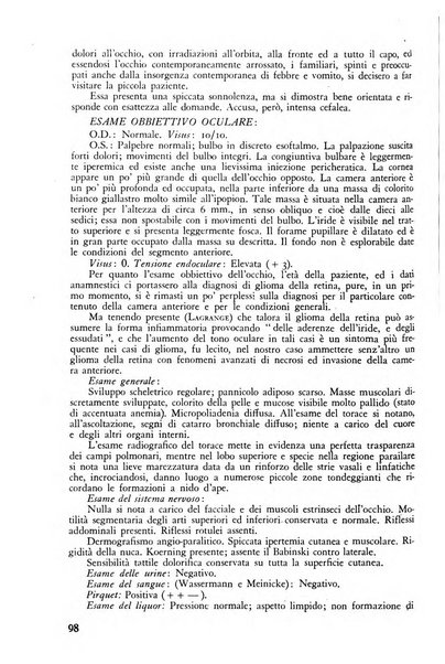 Lettura oftalmologica rivista mensile di oculistica pratica