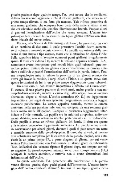 Lettura oftalmologica rivista mensile di oculistica pratica