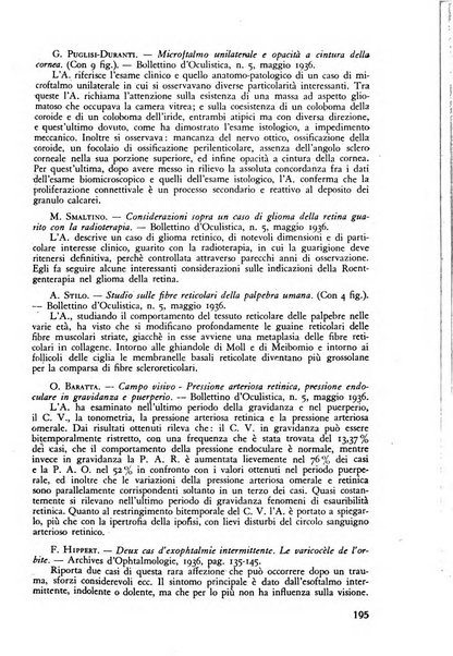 Lettura oftalmologica rivista mensile di oculistica pratica