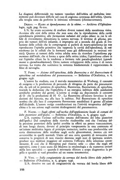 Lettura oftalmologica rivista mensile di oculistica pratica