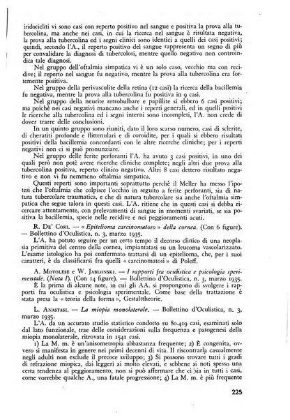 Lettura oftalmologica rivista mensile di oculistica pratica