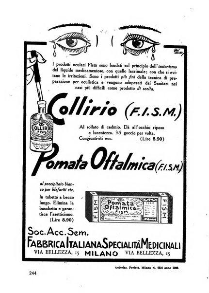 Lettura oftalmologica rivista mensile di oculistica pratica