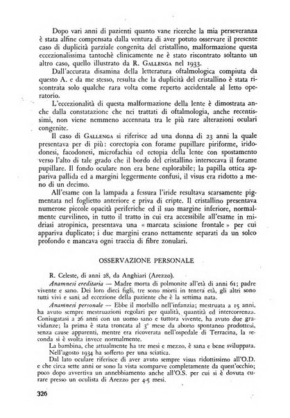 Lettura oftalmologica rivista mensile di oculistica pratica