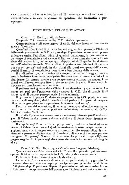 Lettura oftalmologica rivista mensile di oculistica pratica