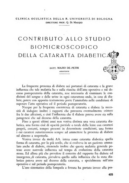 Lettura oftalmologica rivista mensile di oculistica pratica