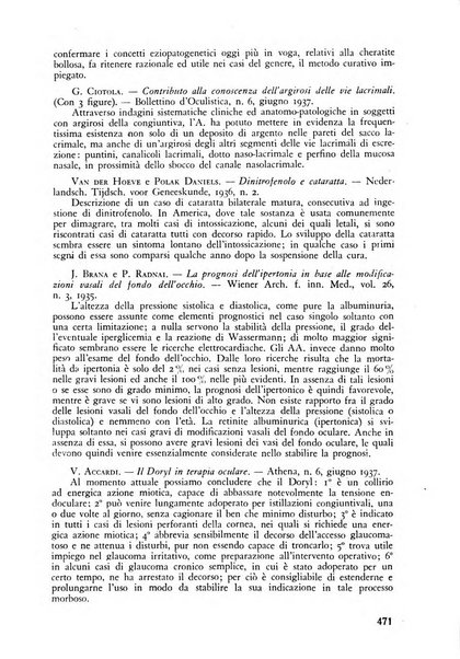 Lettura oftalmologica rivista mensile di oculistica pratica