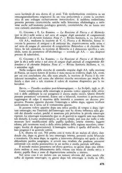 Lettura oftalmologica rivista mensile di oculistica pratica