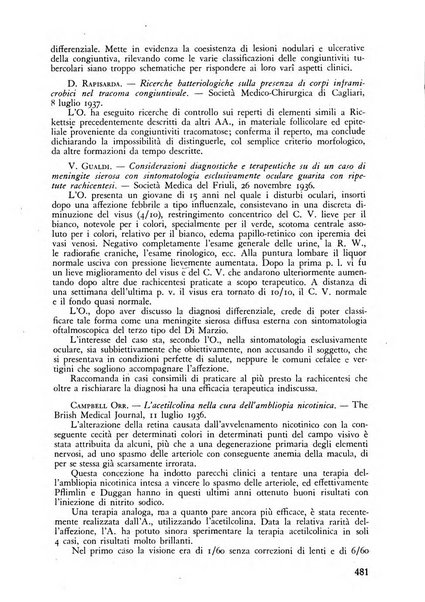 Lettura oftalmologica rivista mensile di oculistica pratica