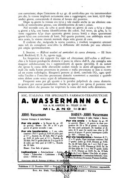 Lettura oftalmologica rivista mensile di oculistica pratica