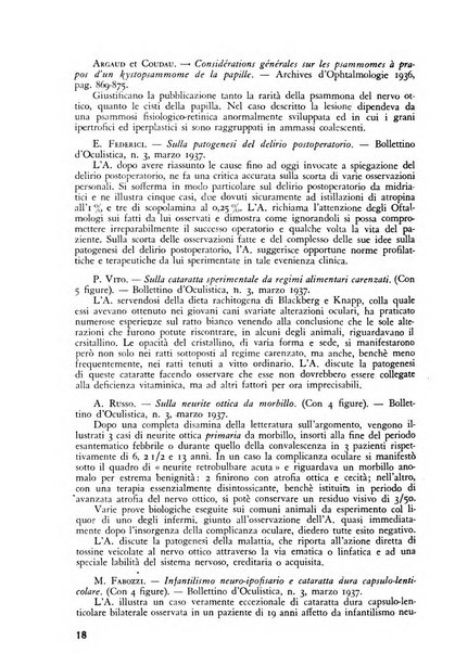 Lettura oftalmologica rivista mensile di oculistica pratica