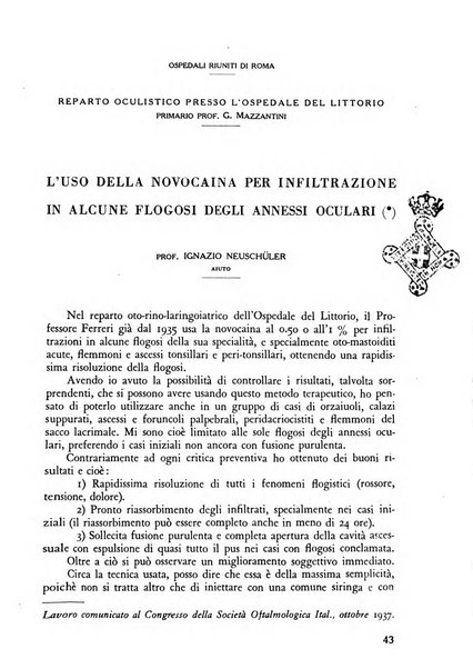 Lettura oftalmologica rivista mensile di oculistica pratica