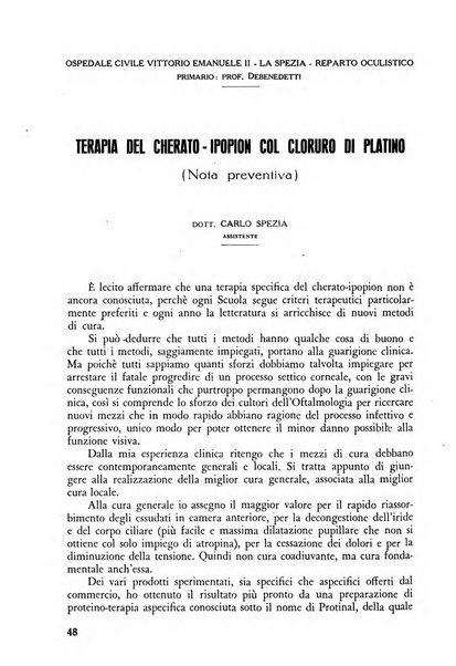 Lettura oftalmologica rivista mensile di oculistica pratica