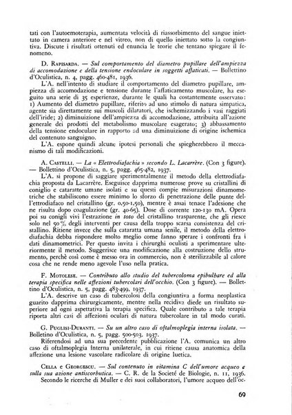 Lettura oftalmologica rivista mensile di oculistica pratica