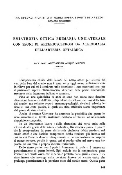 Lettura oftalmologica rivista mensile di oculistica pratica