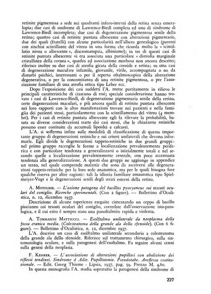 Lettura oftalmologica rivista mensile di oculistica pratica