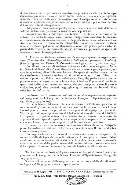 Lettura oftalmologica rivista mensile di oculistica pratica