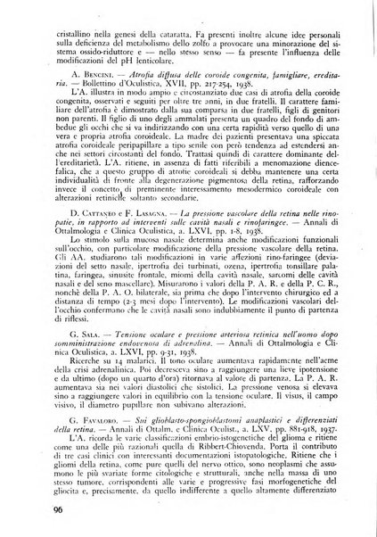 Lettura oftalmologica rivista mensile di oculistica pratica