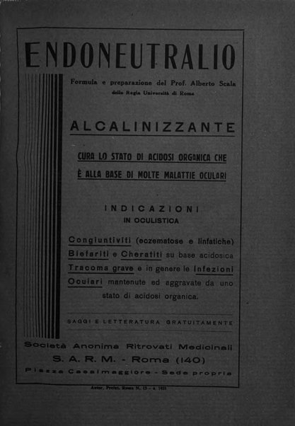 Lettura oftalmologica rivista mensile di oculistica pratica