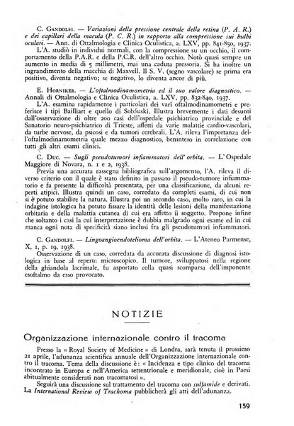 Lettura oftalmologica rivista mensile di oculistica pratica