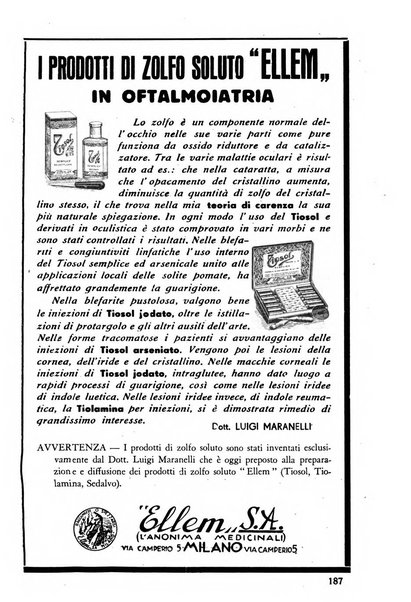 Lettura oftalmologica rivista mensile di oculistica pratica