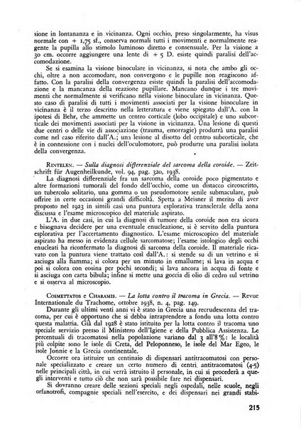 Lettura oftalmologica rivista mensile di oculistica pratica