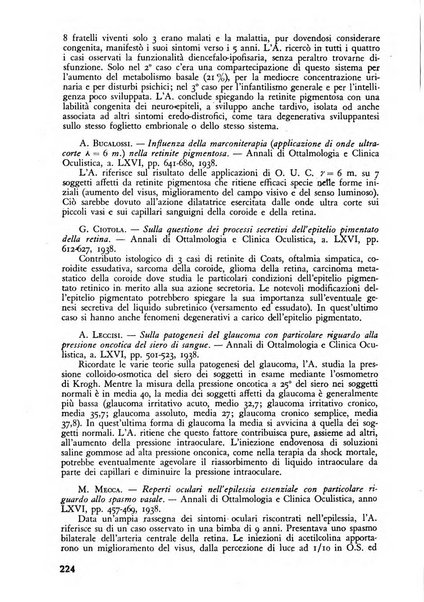 Lettura oftalmologica rivista mensile di oculistica pratica