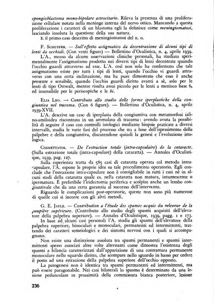 Lettura oftalmologica rivista mensile di oculistica pratica